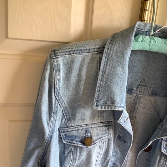 G.I.L.I. Denim Buddha Jacket Light Wash SZ 14 - Picture 9 of 16